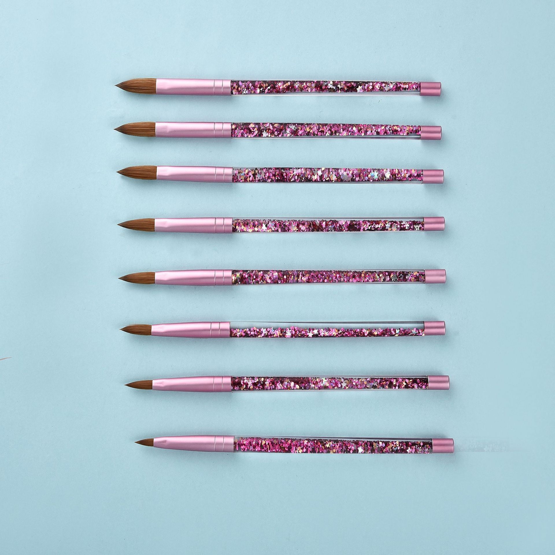 Fine Oiling Pink Mink Hair Nail Pen Nail Pen