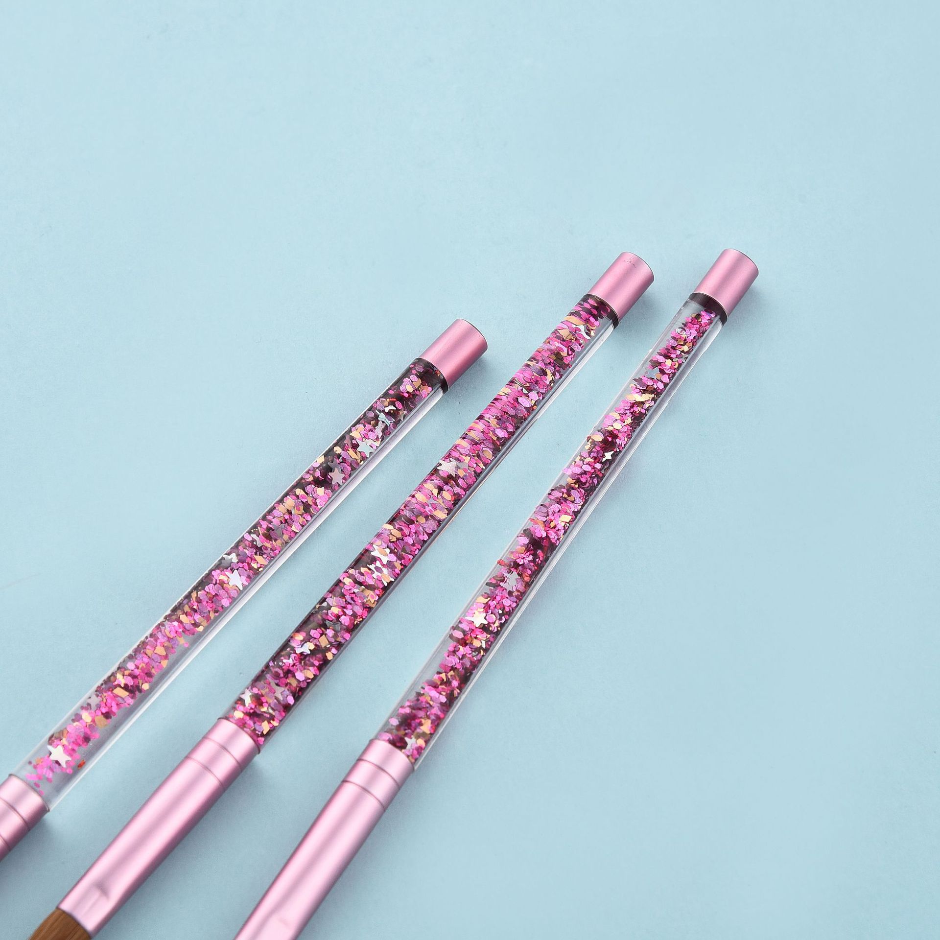 Fine Oiling Pink Mink Hair Nail Pen Nail Pen
