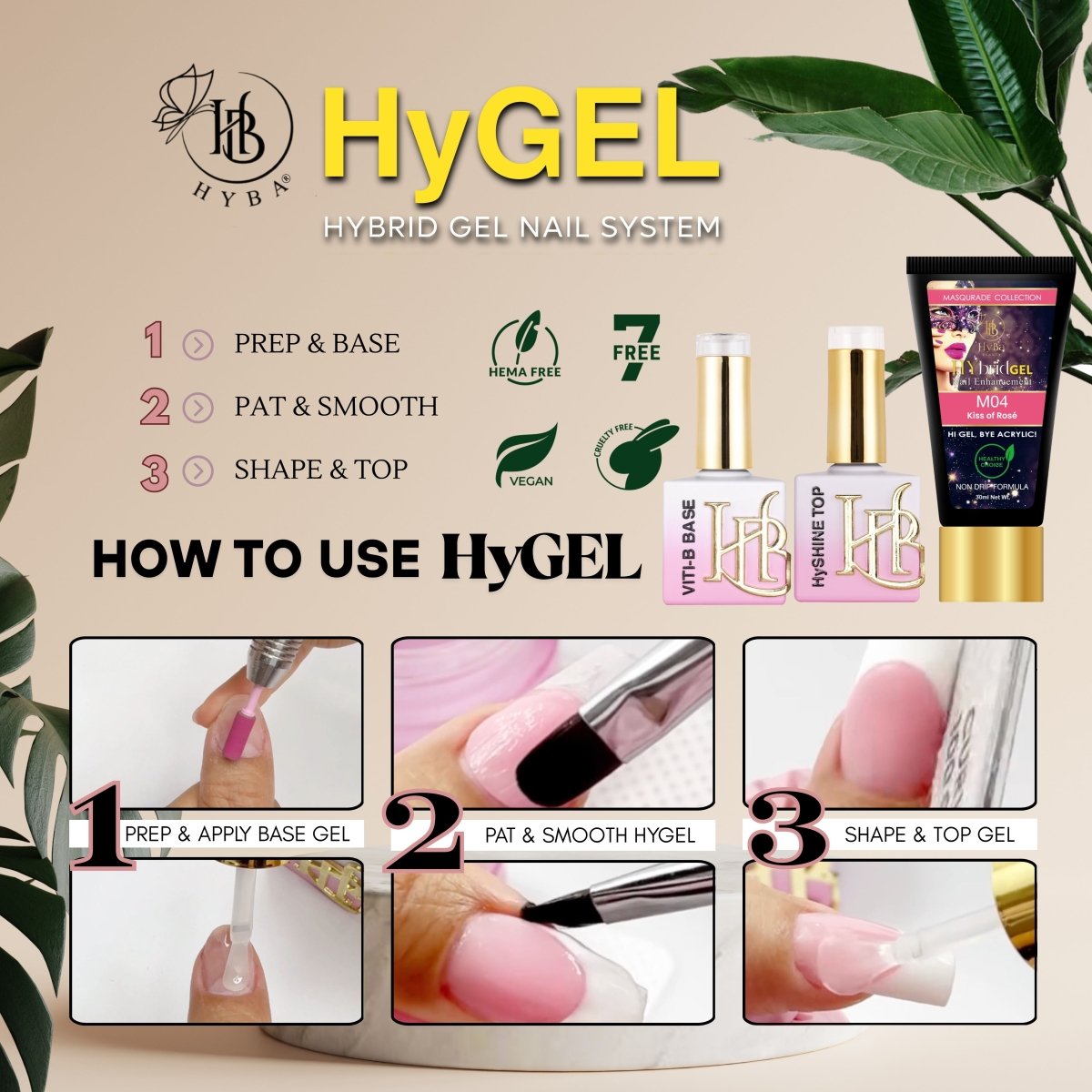 #4 MASQUERADE 30ml Box Set - HyGEL® Hybrid Gel Nail System