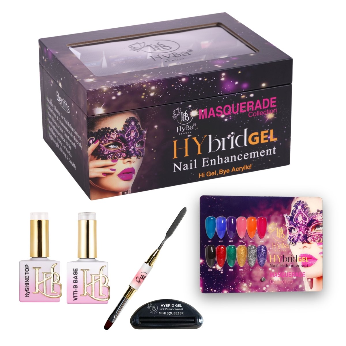 #4 MASQUERADE 30ml Box Set - HyGEL® Hybrid Gel Nail System